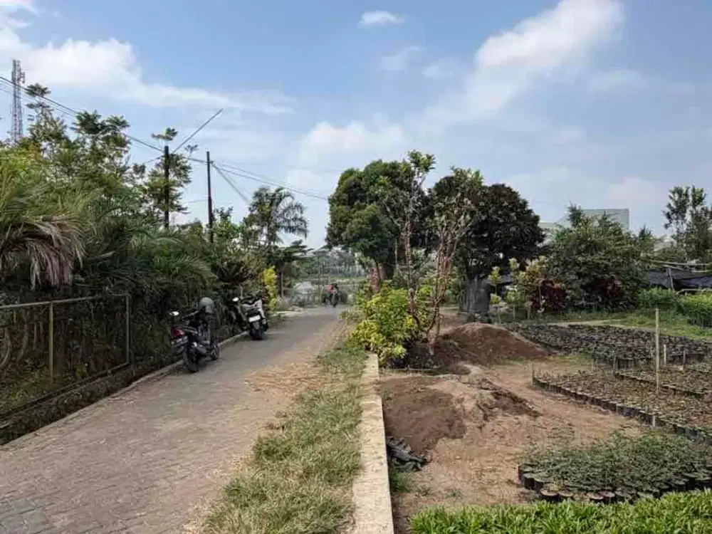 tanah villa kebun bunga di sidomulyo kota batu view pegunungan