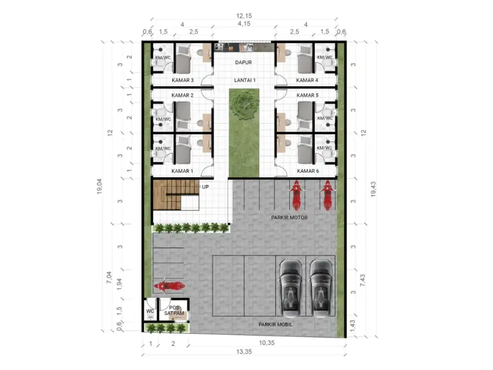 Kost Dijual Area Kampus Jogja Dekat UII Dan Al Azhar Cairo, Info Tanah, Rumah, Villa, Homestay