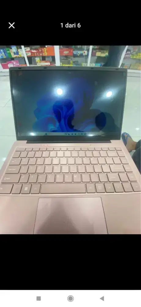 laptop amoli pink 256gb + 8gb