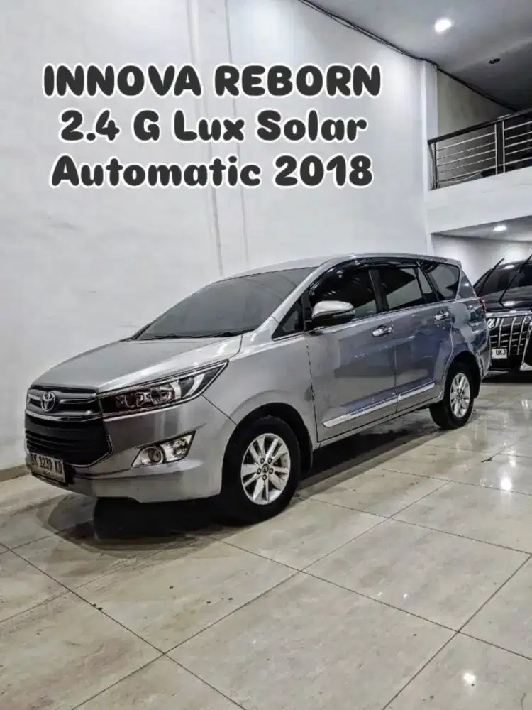 INNOVA 2.4 G Lux SOLAR Automatic 2018 / 2019 silver toyota reborn
