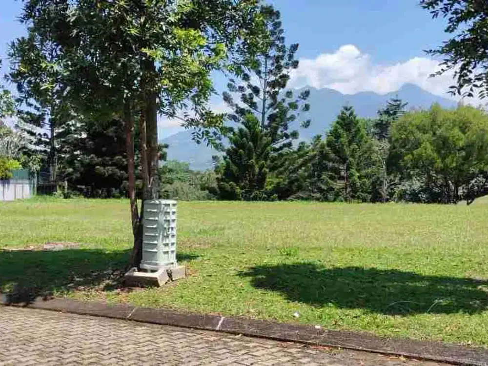 Kavling Nempel Lap Golf dan View Gunung di Rancamaya Golf Bogor