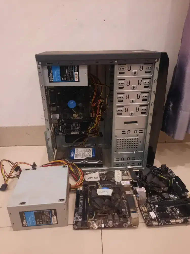 CPU, Casing, PSU, Intel Core I3 4170 Gen 4 G3260 G3240 Motherboard