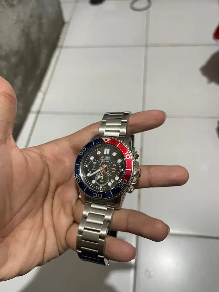 (Baru) Jam tangan Alba Pepsi quartz