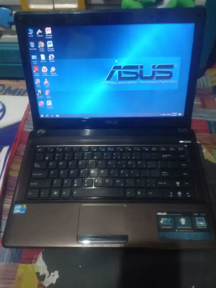 Laptop Asus K42F core i3 Ram 4gb hdd 160gb batre 2 jam