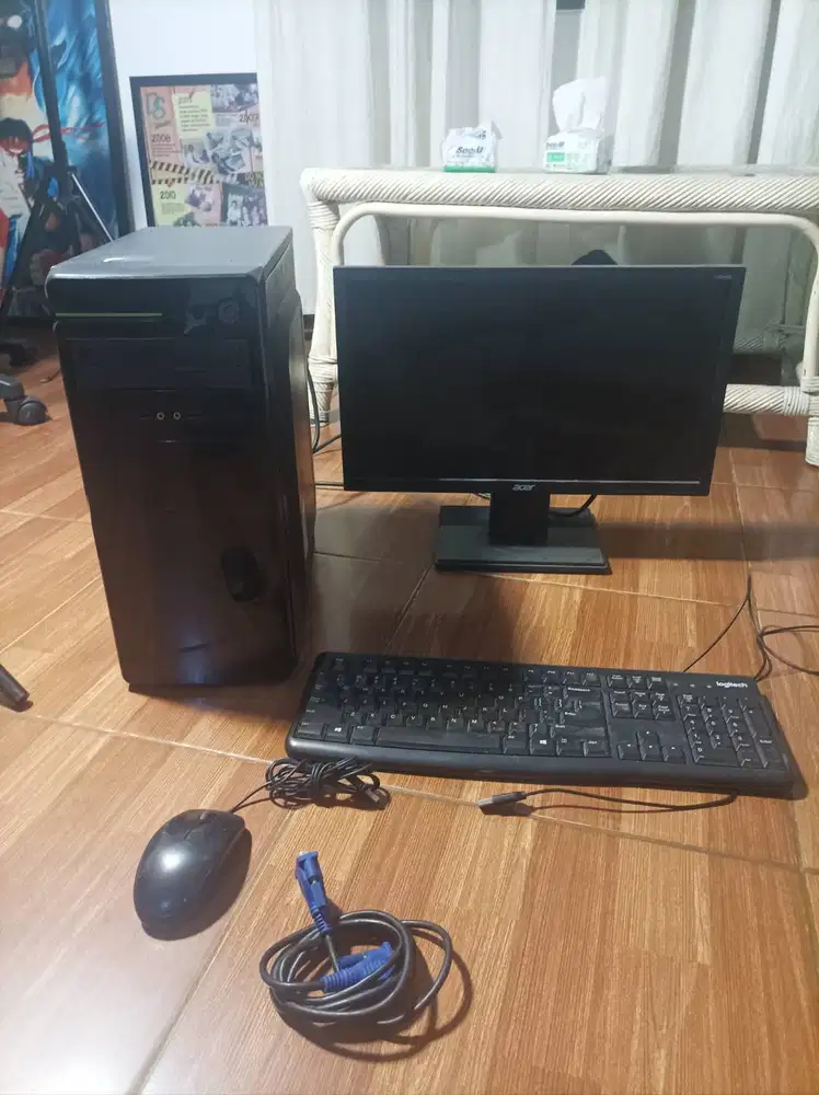 JUAL PC KOMPLIT SIAP PAKAI – Cocok Buat Kantor, Sekolah & Kasir