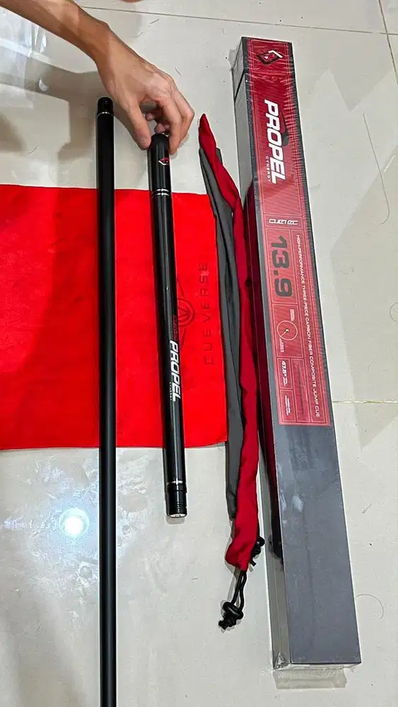Dijual stick billiard Jump Cuetec Propel Galaxy Gray Fullset - COD