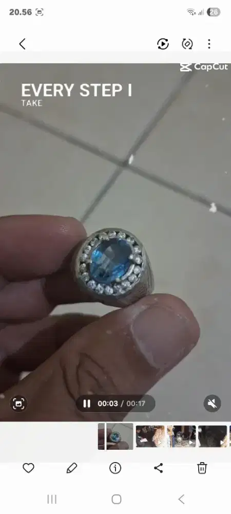 NATURAL BLUE TOPAZ. BLINK-BLINK