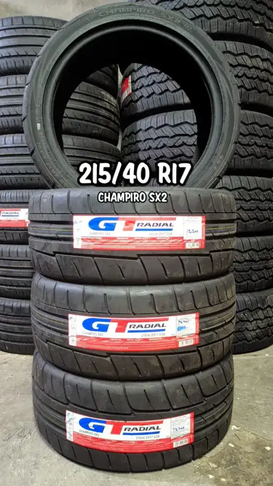 BAN BARU 215/40 R17 GT CHAMPIRO SX2