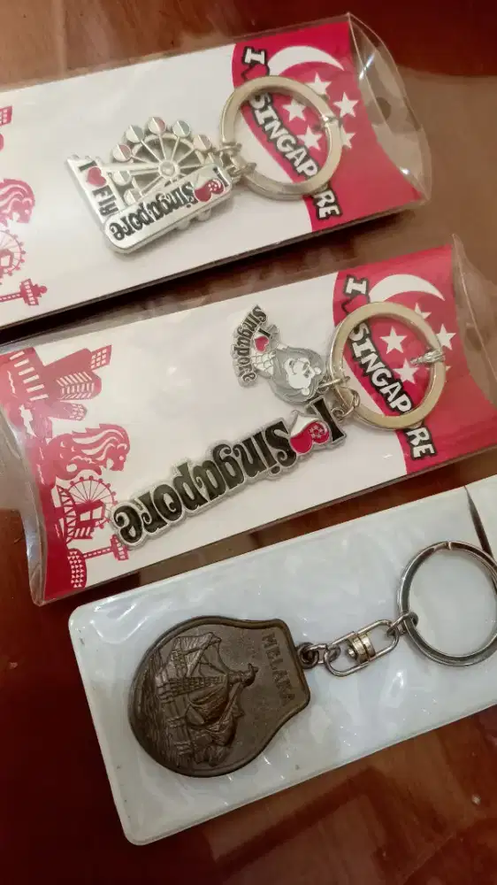 Gantungan Kunco Singapore Malaysia (4 pcs)
