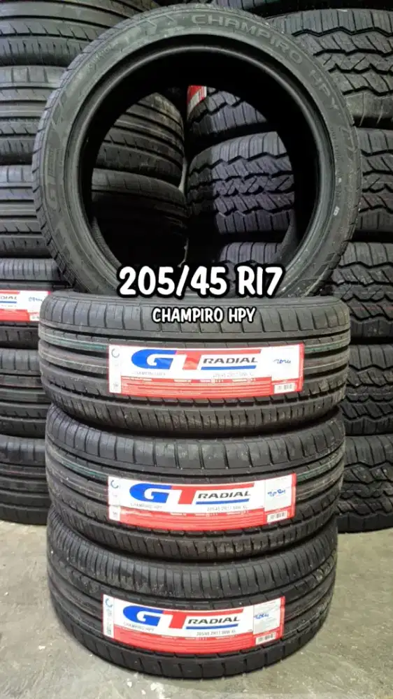 BAN BARU 205/45 R17 GT HPY