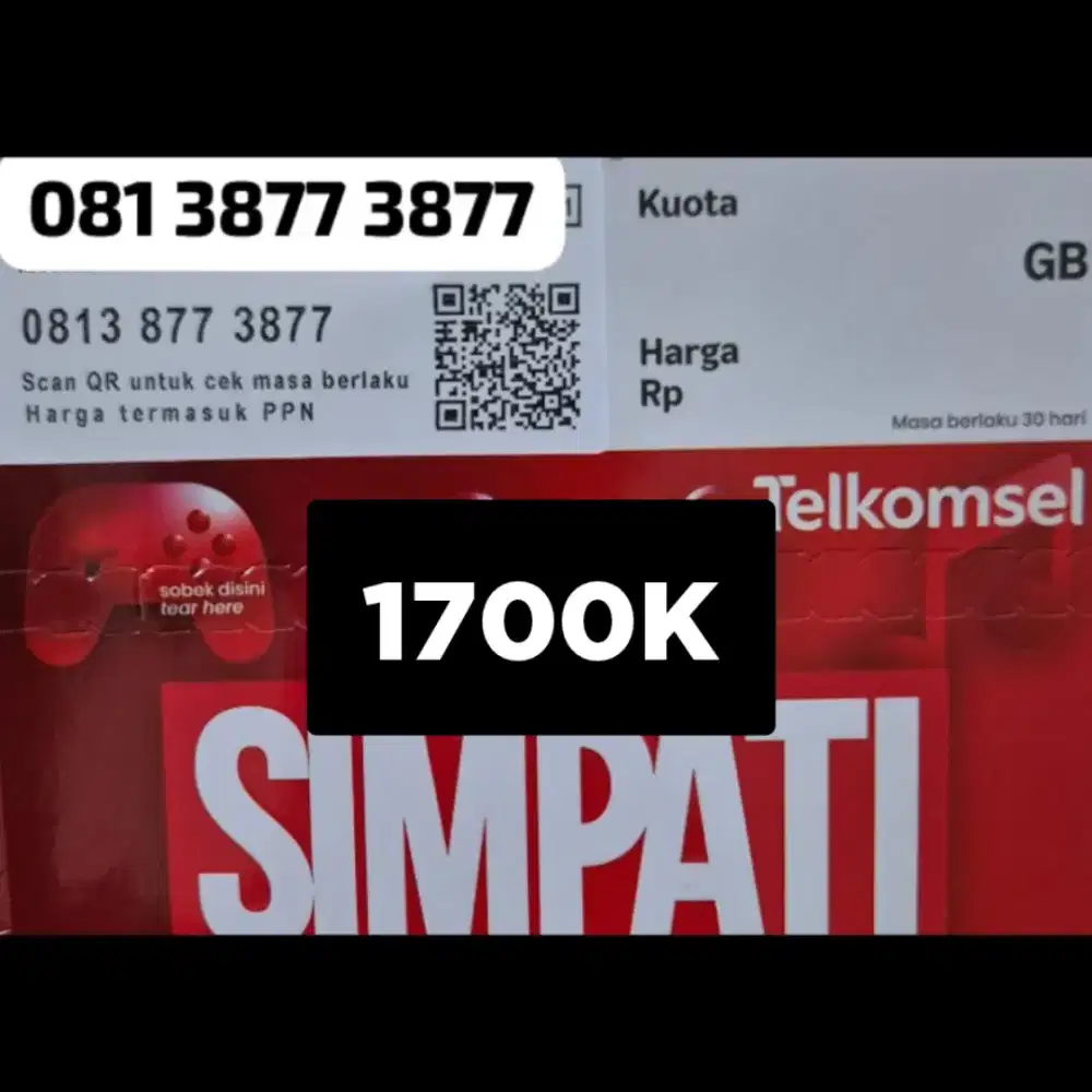Nomor cantik simpati Telkomsel super