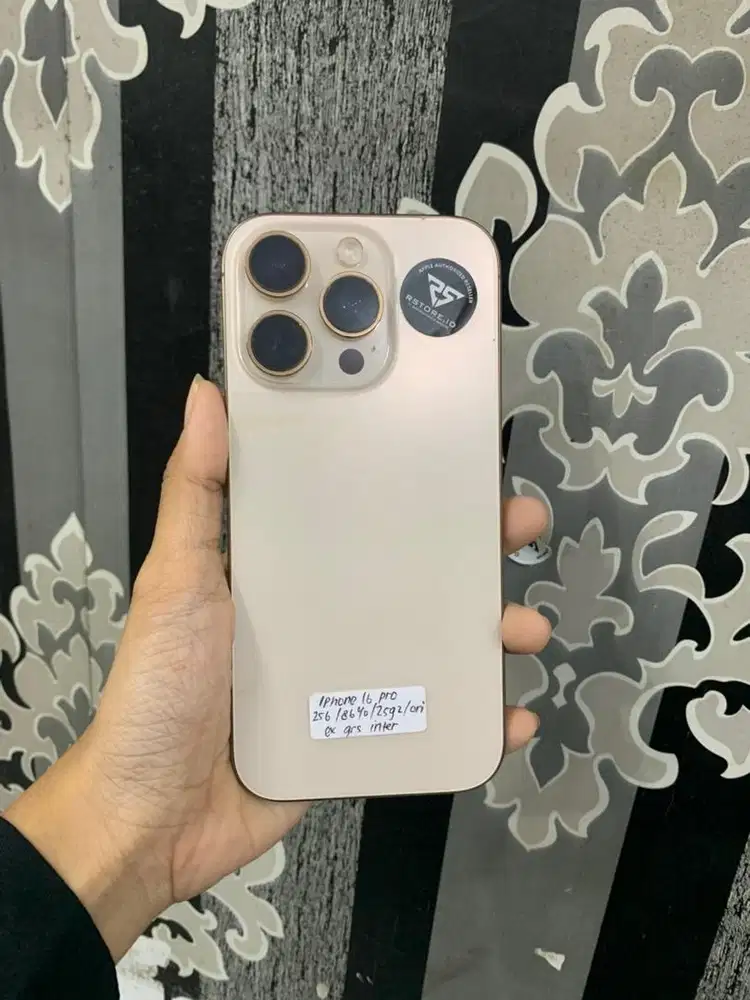 Iphone 16 pro 256Gb Fullset, Ex Garansi Internaisonal