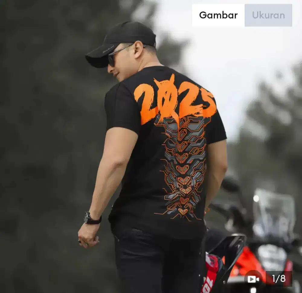 Link Baju kaos distro pria anime hitam racing motor