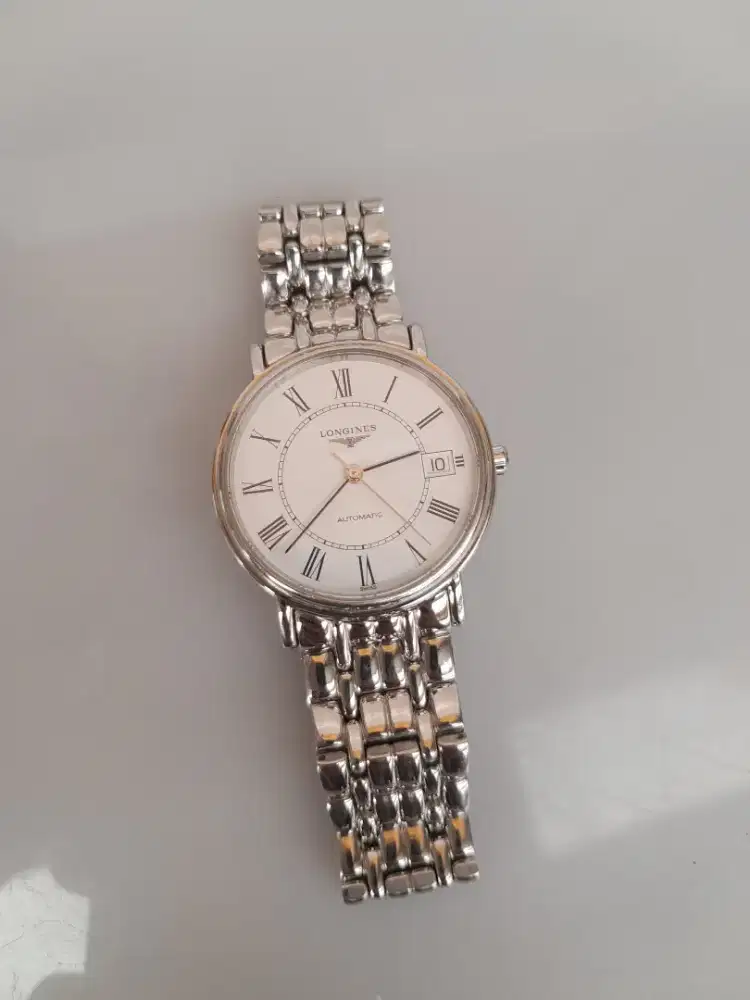 Jam Longines Presence 36mm White L4.821.4 Mens Original