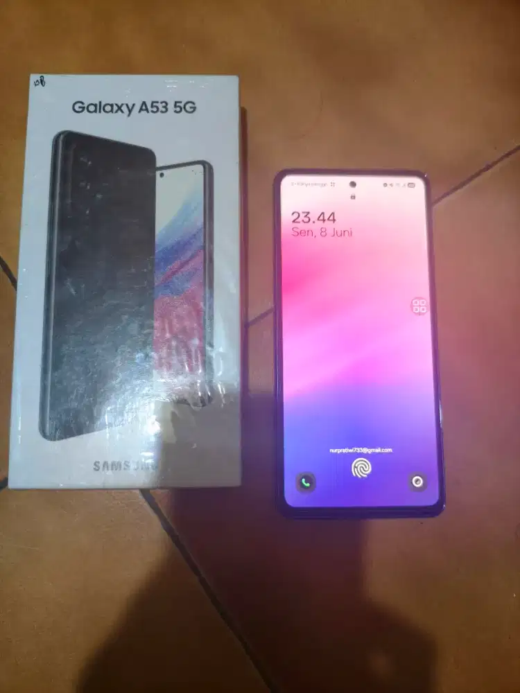 Samsung A53 5G 8/128 HITAM FULLSET NORMAL 100%