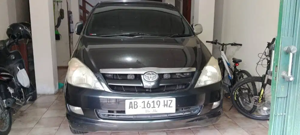 Dijual Kijang Inova 2005 2.0 G Bensin MT Hitam metalik Plat AB (Sleman