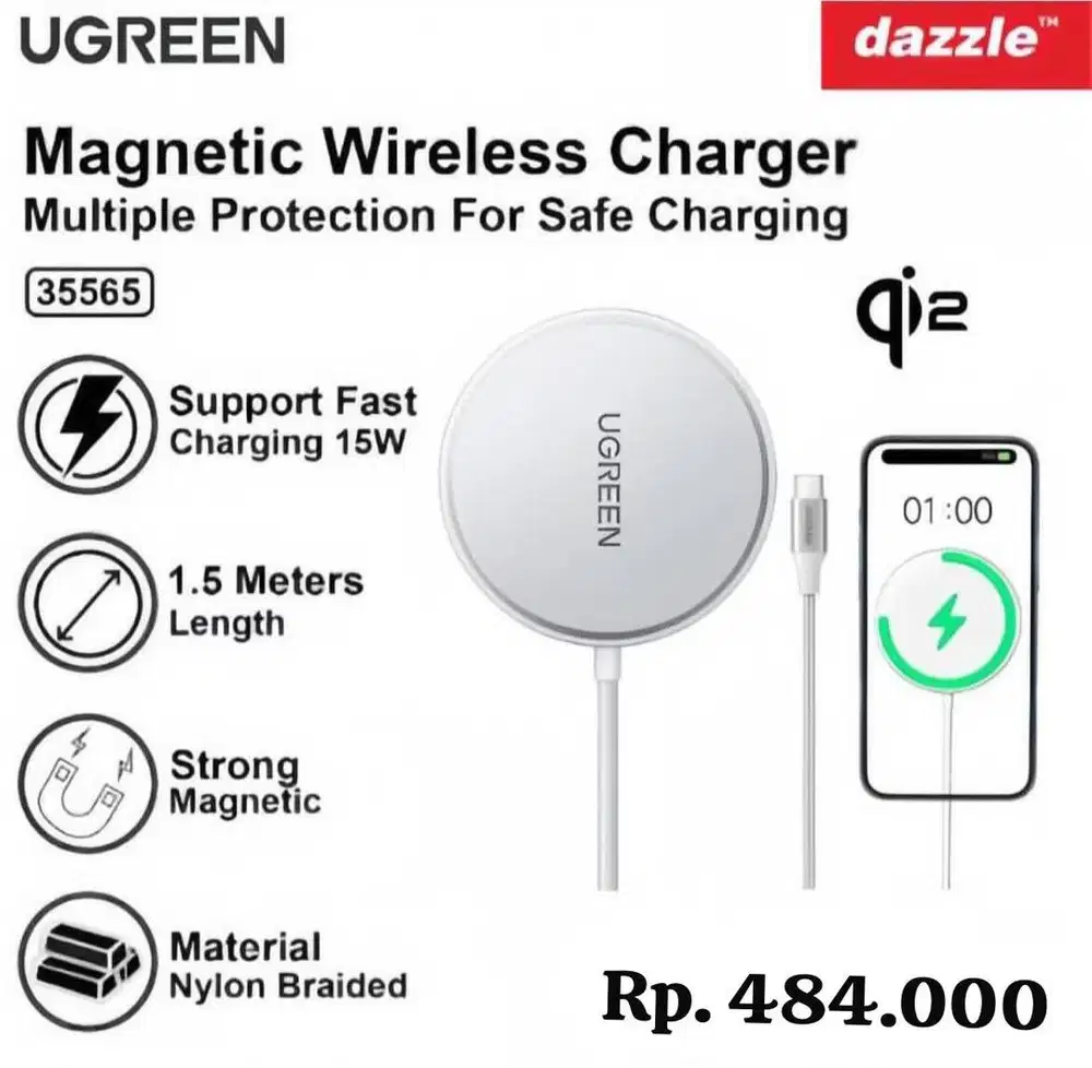 UGREEN MAGNETIC WIRELESS CHARGER