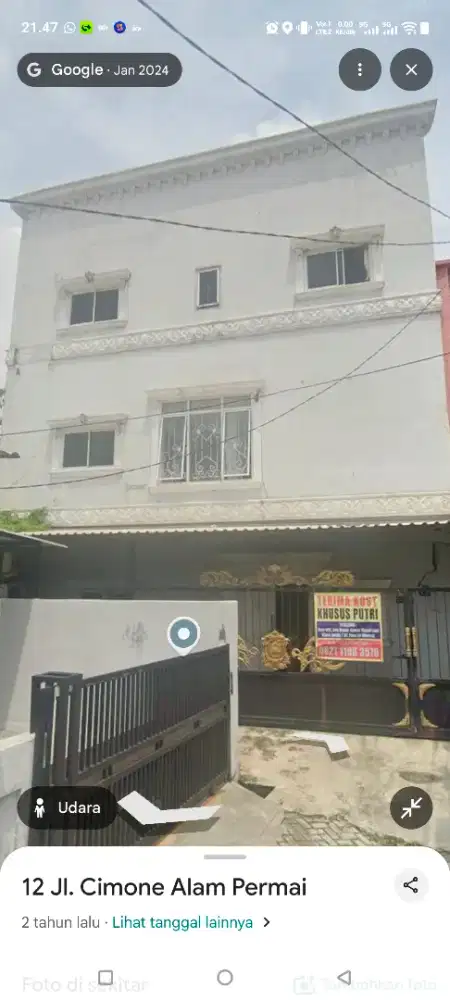 Rumah Kost 21 kamar Murah