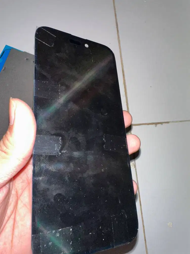 LCD iPhone 14 Pro Max Copotan Ori No Minus Siap Pakai OLED