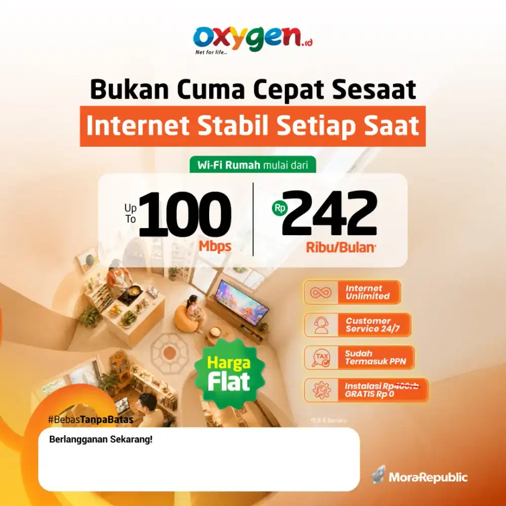 PEMASANGAN WIFI OXYGEN.ID