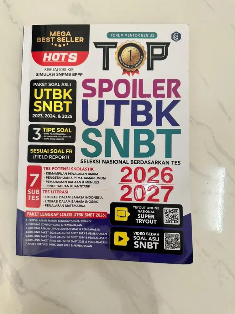JUAL BUKU TOP SPOILER UTBK-SNBT 2026/2027 HOTS MEGA BESTSELLER