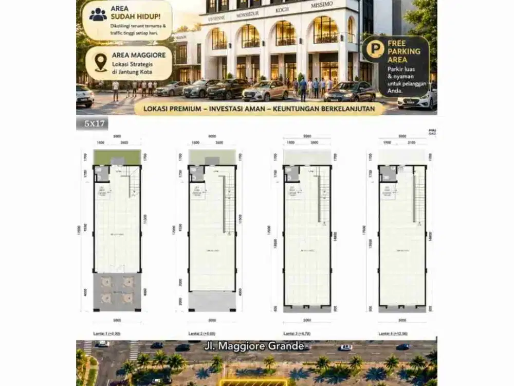 Studio Loft Maggiore Junction Samping Daily Market dan Sentosa Sea Food