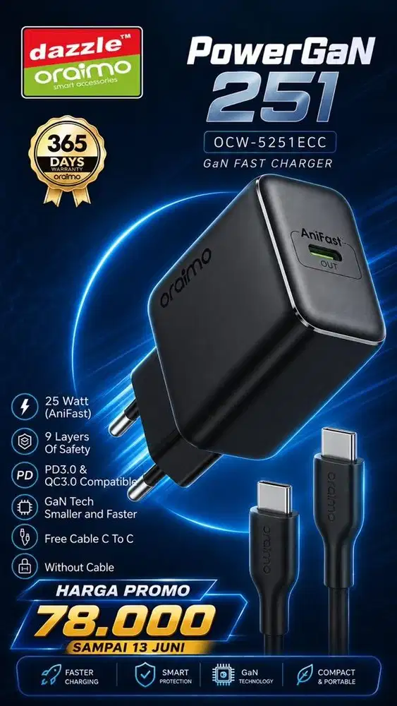 Charger Oraimo OCW-5251ECC