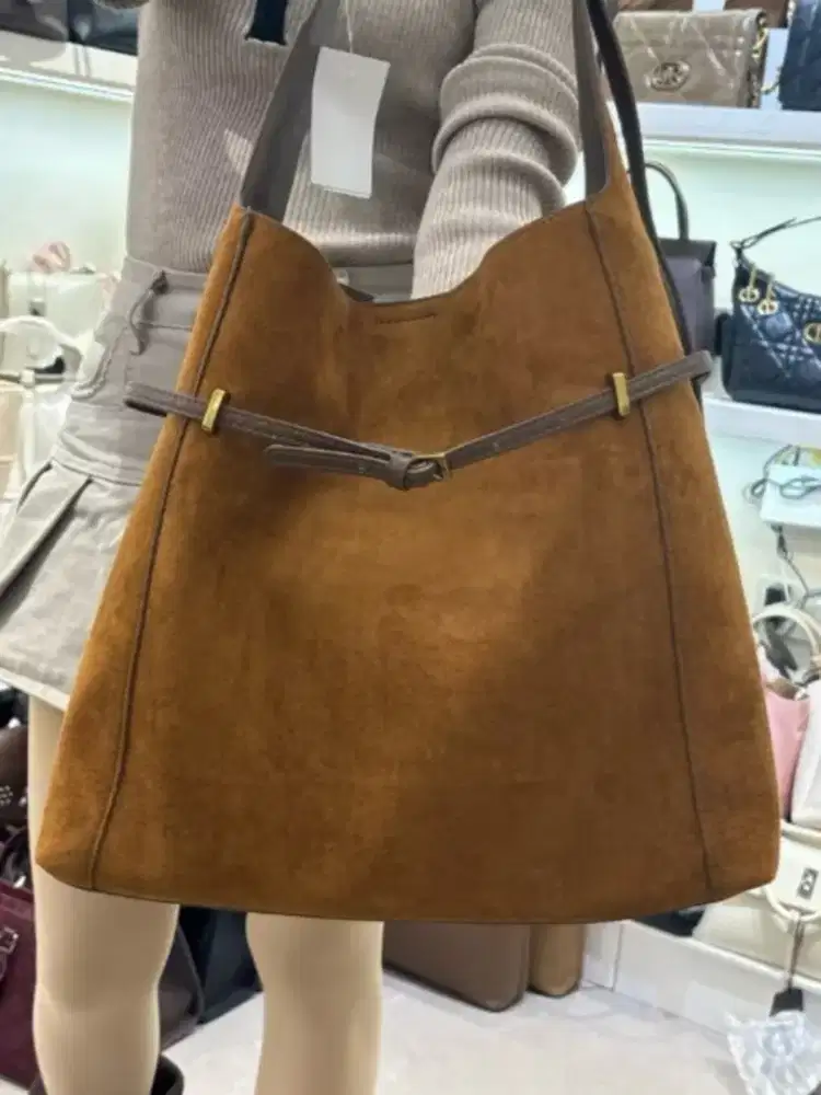 Tas Shoulder Bag Suede Premium Wanita,Elegant Minimalist Korean Style.