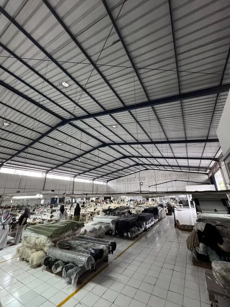 Pabrik Garment Aktif Dijual Murah, Tinggal Lanjut Produksi