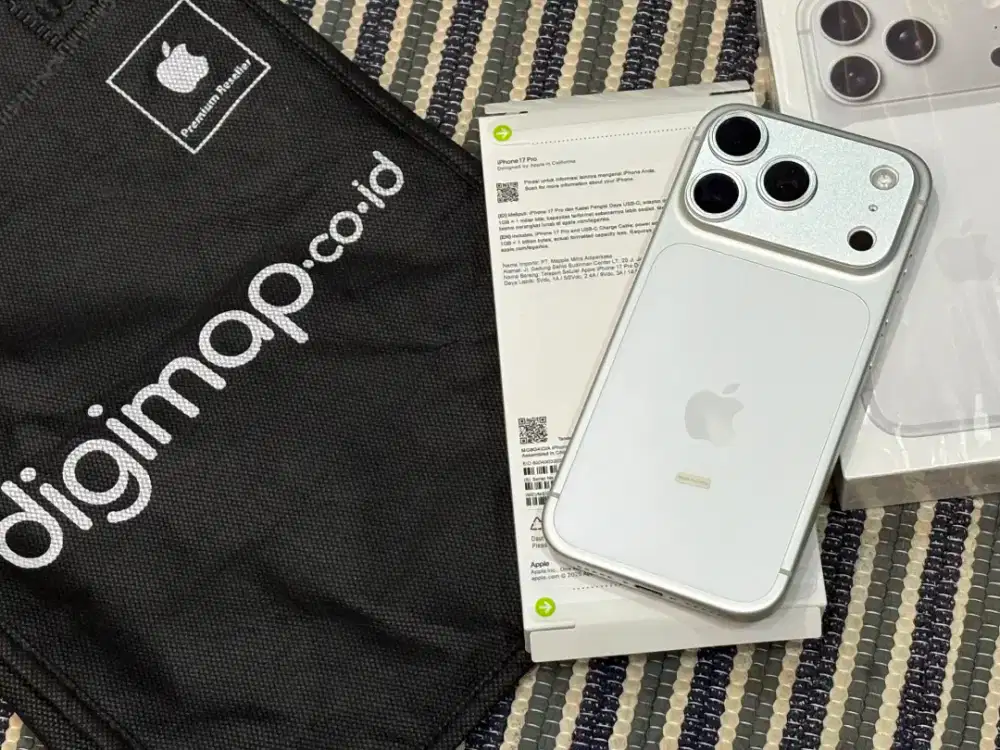 Iphone 17 PRO SILVER garansi 2027 bisa TT
