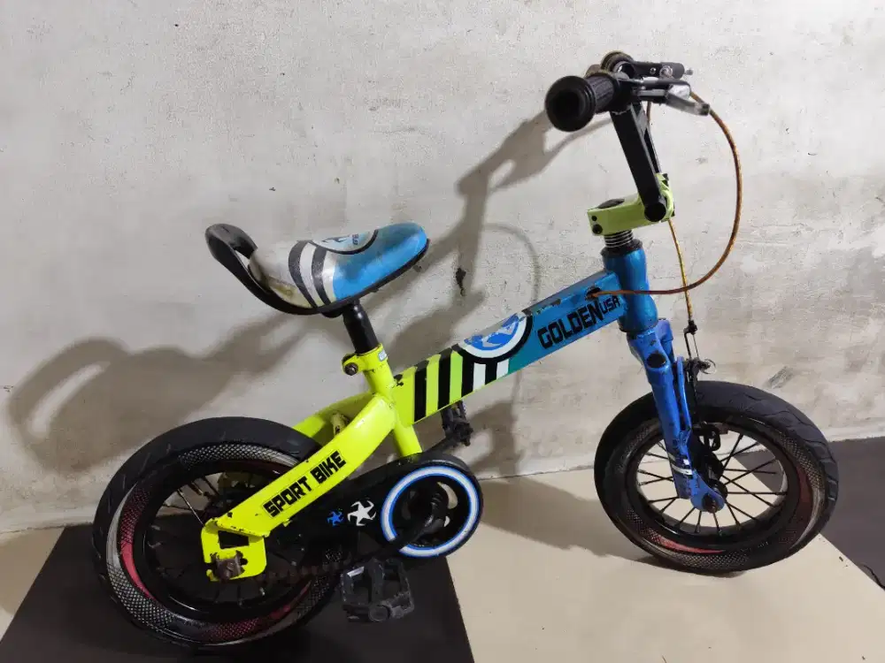 Sepeda bmx ukuran 12 siap pakai