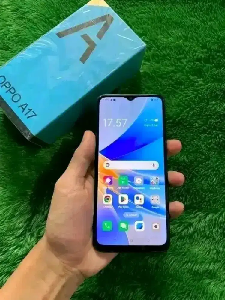 Oppo a17 ram 6+4/128  pullset mulus msh gres