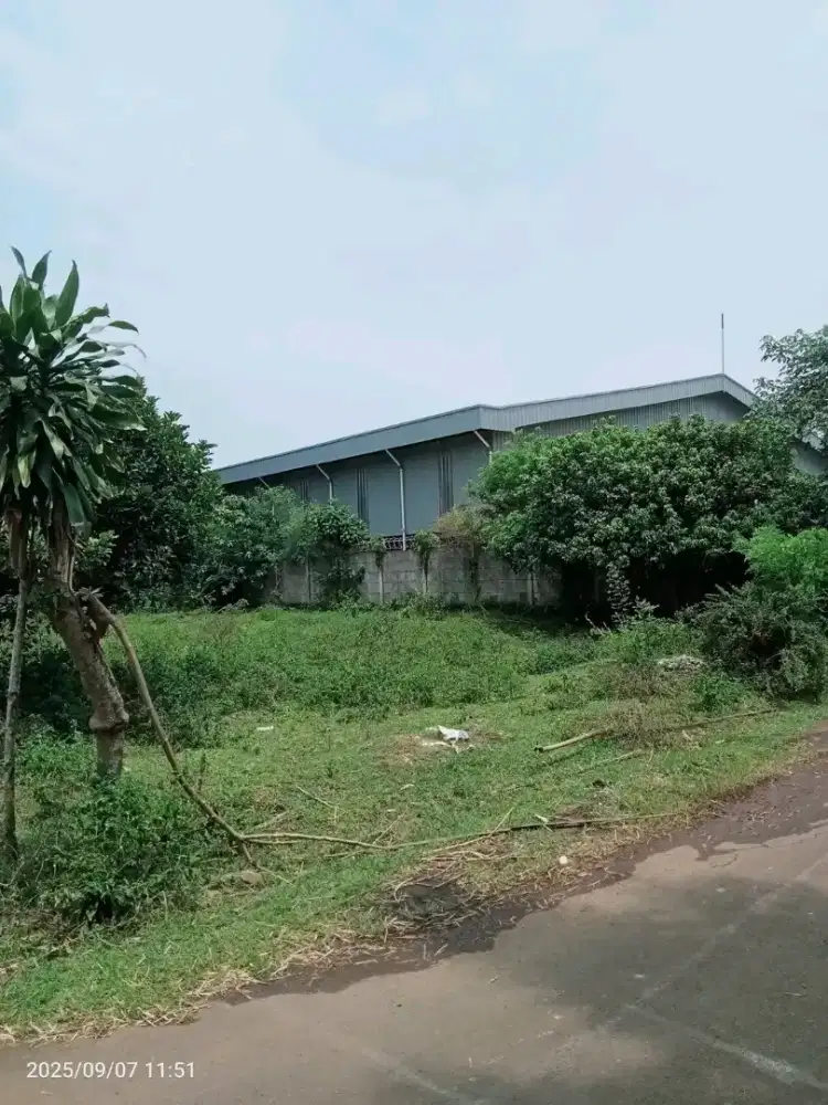 Di jual tanah peruntukan pabrik atau gudang