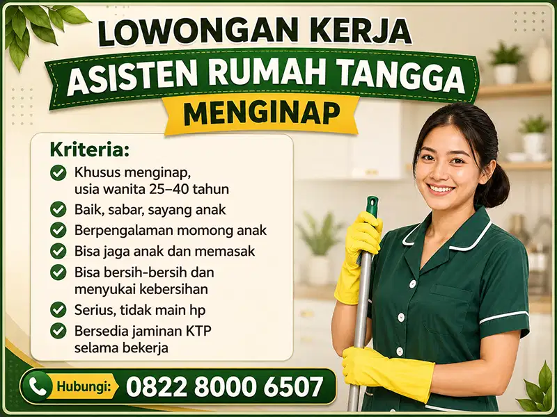 LOWONGAN ART MENGINAP JAKARTA TIMUR