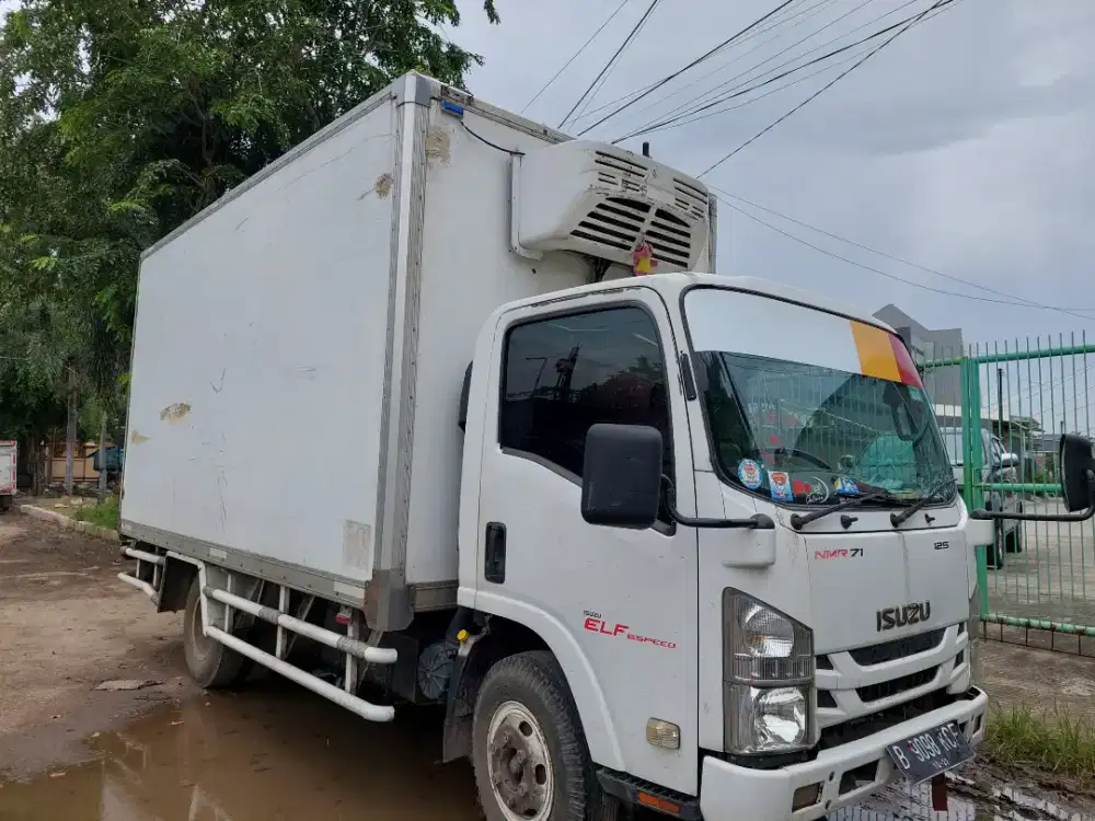 Isuzu Elf GIGa PS125 Box AC Frezer 2017 Turbo Bio Solar tgn1 Euro2