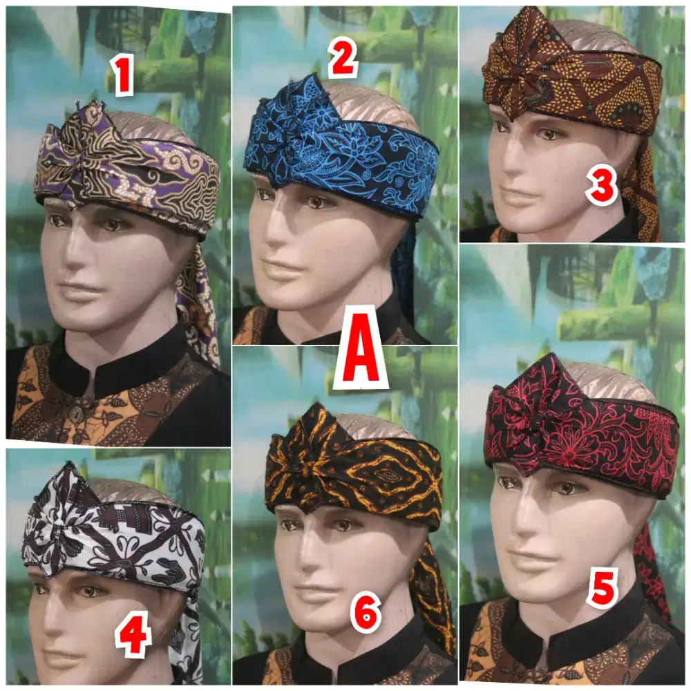 Iket kepala sunda batik katun dewasa