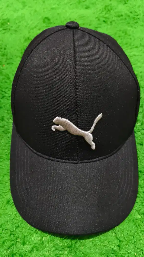 Topi Puma bordir grey