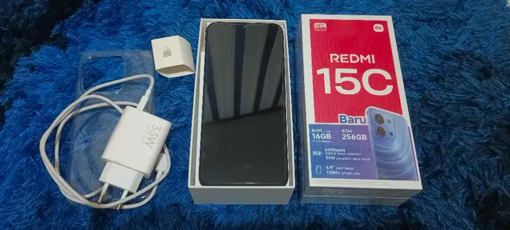 JUAL HP XIAOMI REDMI 15C 8GB 256GB GRS RESMI 15 BLN, BELI MINGGU LALU!