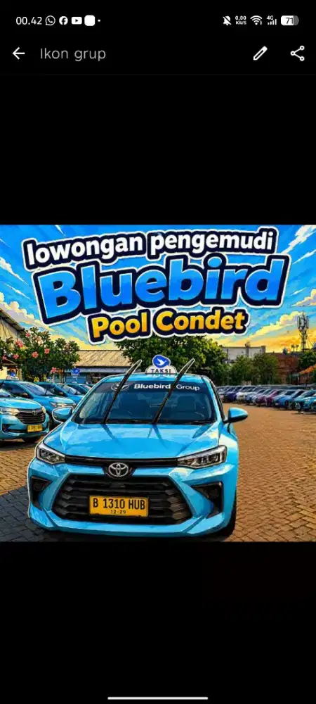 Loker Driver Pengemudi Blue Bird