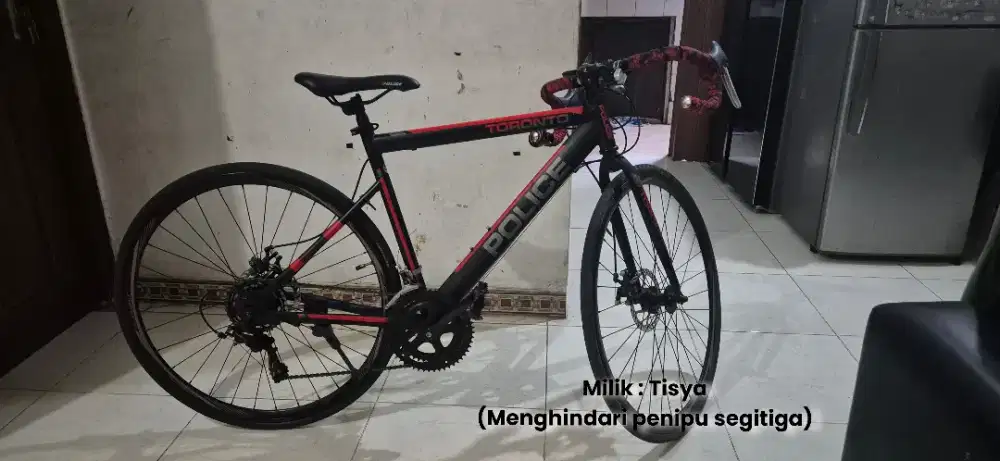 Jual Sepeda Road Bike Police Toronto Jarang di Pake