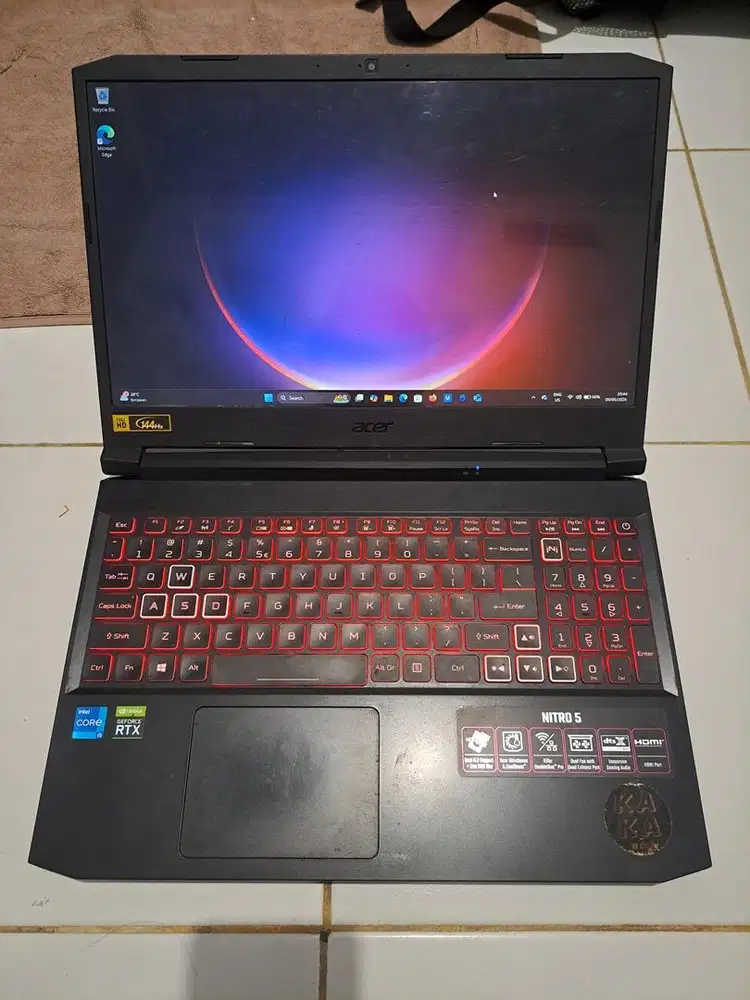acer nitro 5 i5 11th rtx 3050 ram 16GB