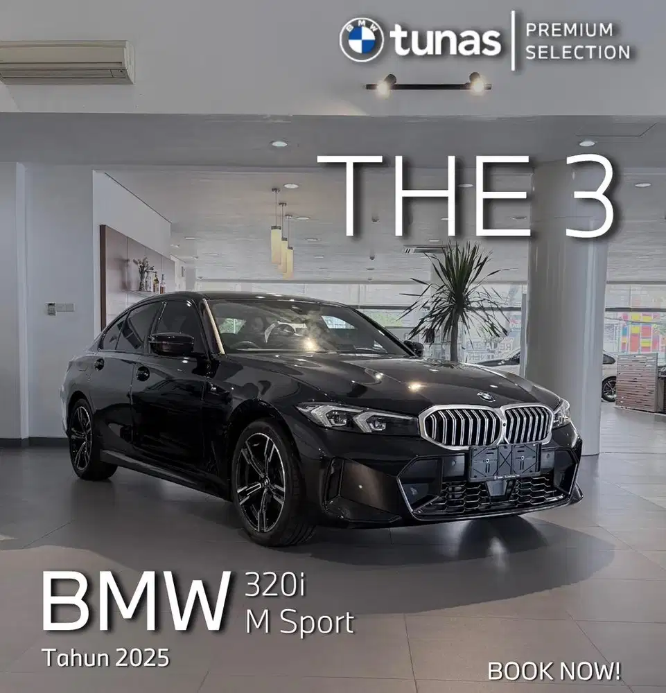 BMW 320i M Sport LCI Nik 2025 STNK Langsung Nama KM Low 2rban