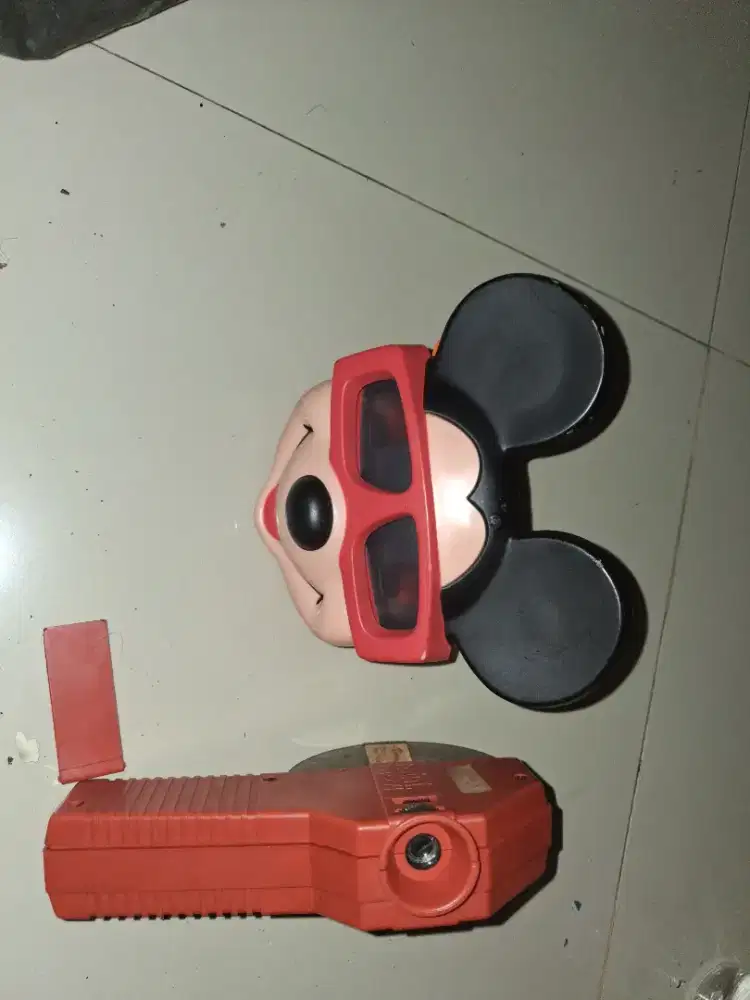 Kamera view master 3d&mini movie viewer mainan  th 80. An mainan jadul
