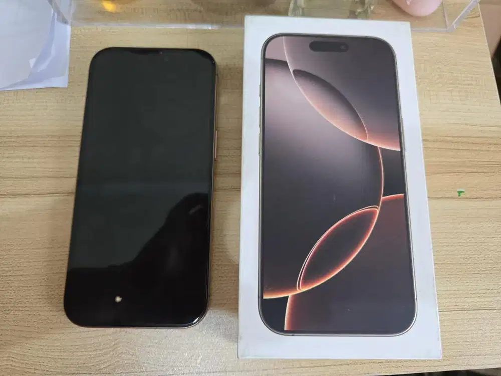 JUAL CEPAT APPLE IPHONE 16 pro 128gb garansi resmi on lengkap