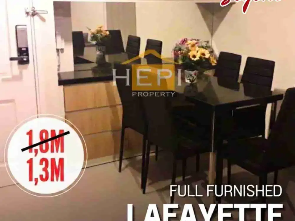 Apartement Lafayette 2 BR Jl.Pemuda Pusat Kota Semarang