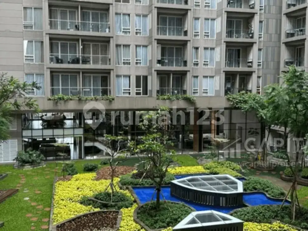 Investasi Menarik di Unit Special 1br Landmark Residence Lantai 2 Dengan View Cantik Thematic Garden. Sudah Ada Penyewanya Lho....