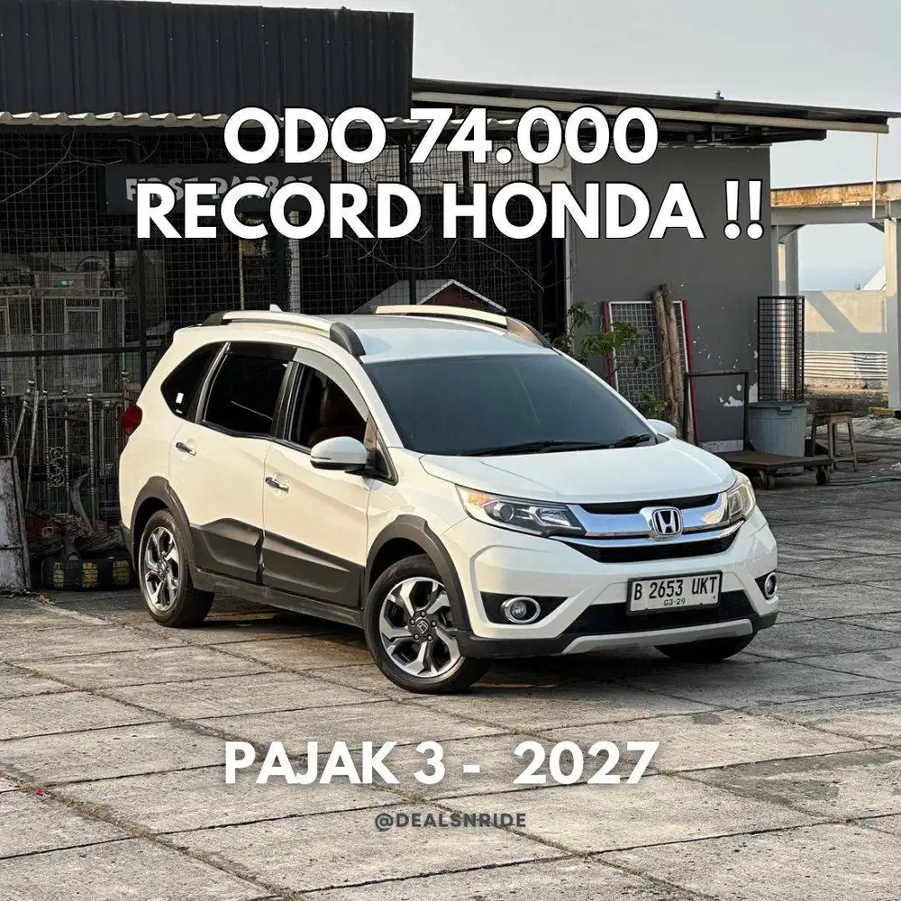 ODO 74.000 ANTIKK !! PAJAK 3/2027 HONDA BRV CVT 2018 SIAP PAKAI