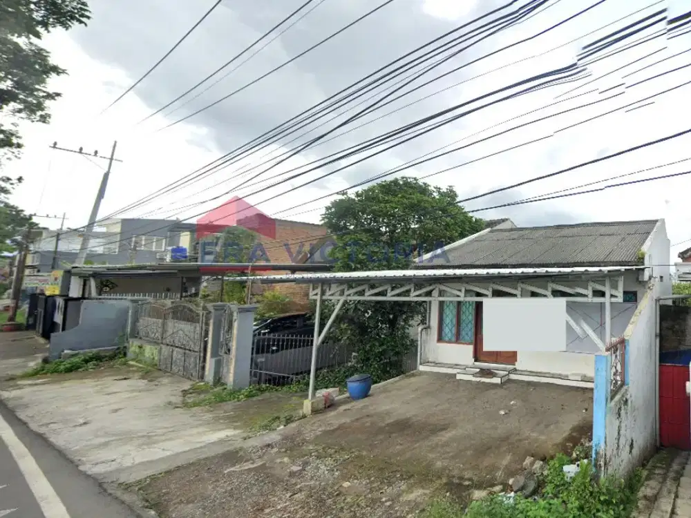 Rumah Pinggir Jalan Raya Malang Dekat UB Polinema Cocok Usaha