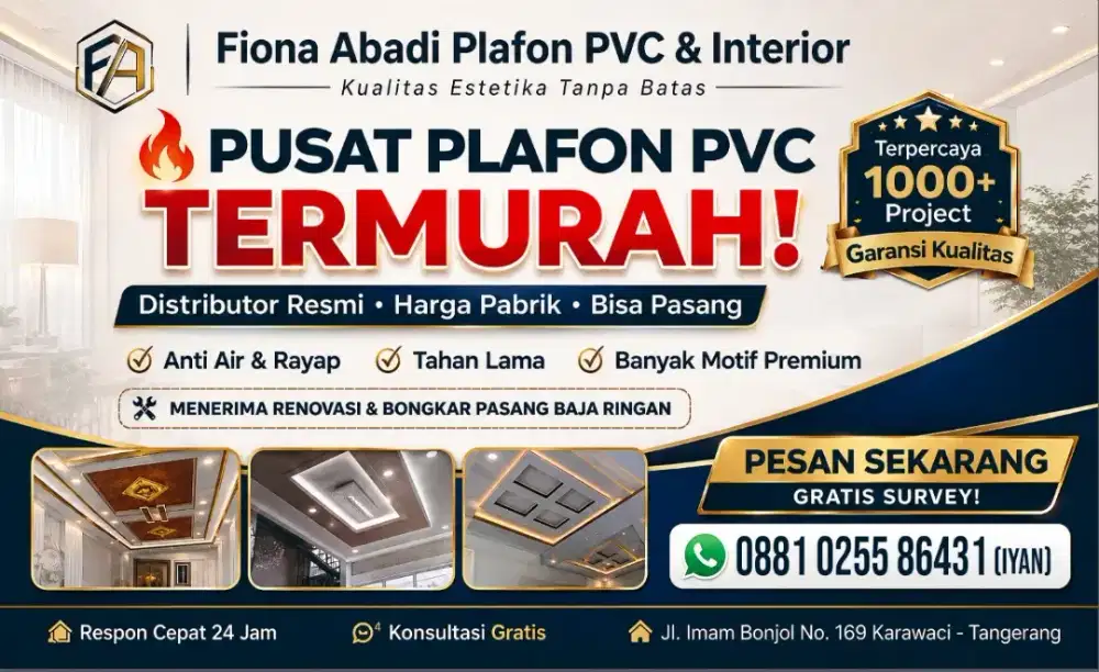 Tukang plavon PVC
