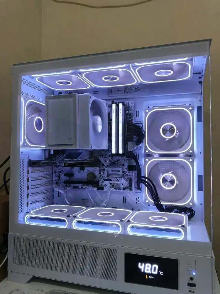 PC GAMING FULL WHITE RYZEN 5 5500 - Tanpa VGA